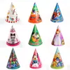 Chapéu de Festa de Aniversário Infantil Chapéu de Aniversário de Papel Suprimentos para Festa de Um Ano Chapéu de Chifre Pontudo Arranjo de Festa Chapéu Triângulo