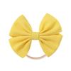 Nueva banda para el cabello de nailon para niños con diseño de macarrón transfronterizo, muy elástica, con lazo de color sólido, accesorios para el cabello para niños 3742