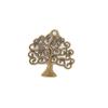 Accesorios de joyería de aleación de zinc 26 * 26MM colgante hueco árbol de la vida plata antigua 2.2g venta al por mayor de fábrica