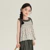 Chaleco Pantalones Cortos Traje de Niña 2024 Nuevo Estilo Mori Sin Mangas Cuello de Encaje Camisa de Muñeca Pantalones Cortos Sueltos Cómodos para Niña