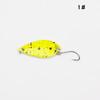 Cebo Artificial Micro-Objeto Minnow de Colores Spinnerbait Jig de Largo Alcance Ojo Grande Anzuelo Único Cebo Artificial Arroyo Minnow de Superficie