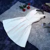 (Lugar) vestido de noche corto 2021 Nuevo vestido de fiesta coreano vestido de dama de honor hermana modelo sala de muestras colgado