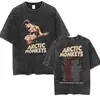 Camiseta Gráfica Retro Rock Arctic Monkeys Álbum de Música para Hombre