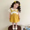 Vestido de Verano para Niña, Lindo Estilo de Dos Piezas, Versátil Vestido de Princesa de Manga Corta para Niños Pequeños, Ropa Infantil con Estilo de Princesa