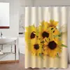 Cortina de Ducha Amazon Nueva Decoración de Baño Transfronteriza Tela Estilo Europeo Nuevo Poliéster Estampado Cortina Divisoria Cortina de Ducha Zhejiang