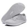 Zapatos de Punta Ancha, Zapatos Descalzos de Suela Blanda, Zapatos Deportivos Fitness para Levantamiento de Pesas Sueltos y Cómodos, Transpirables Antideslizantes Casuales de Tejido Volador, Ligeros