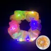 Gomas para el Cabello de Navidad con Luz LED, Ligas Luminosas DIY para Fiesta y Club