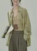 Camisa Chaqueta Versátil para Mujer con Protección Solar Ligera y Fresca, Efecto Adelgazante, Tejido de Lyocell, Juego de Luces y Sombras