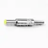Conector sin soldadura macho y hembra Adaptador de corriente CC Enchufe tipo diapasón 5.5*2.1/2.5*14mm Metálico Monitoreo BNC