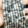 Cuentas sueltas de piedra natural de 3x6 mm, espaciadoras redondas, cuentas de ágata y amatista, para pulseras y collares, cuentas semiacabadas, venta al por mayor