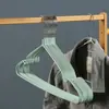 Percha Universal Antideslizante para Secar Ropa de Casa Acero Inoxidable Sin Marcas Percha de Plástico Recubierto Antideslizante Tendedero Percha Venta al por Mayor