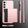 Comercio Exterior Funda para Teléfono Móvil Samsung S23 S21FE Billetera con Tarjetero Deslizante S25Plus Cubierta Protectora de Almacenamiento Resistente a Caídas