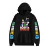 Busca quente transfronteiriça em tempo integral HUNTER desenho animado japonês HUNTER x HUNTER camisola casual masculina e feminina com capuz