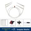 Conjunto de setas de gotejamento exterior branco, interior preto, gotejador de precisão, Nandan Ruowoles AAS, uma saída, uma saída, duas saídas, quatro saídas