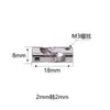 Acoplamiento de Junta Universal Metal Engranaje de Dirección Motor Transmisión Conector 23458mm Accesorios para Modelos de Coche y Barco