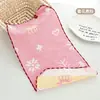 Toalla de Gasa Infantil de Seis Capas 25X50 Algodón Puro Tipo Jacquard para Bebé una Toalla Pequeña Toalla para Babas de Bebé de Guardería