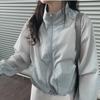 Verano 2026 Chaqueta Delgada Dulce Estilo Juvenil Rejuvenecedora Petite Color Sólido Clásico Transpirable Ropa de Alta Gama con Protección Solar