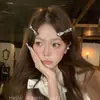 Presilha de Cabelo Laço Super Brilhante com Strass Estilo Coreano, com Toque Luxuoso e Elegante, Versátil para Uso Diário, Acessório de Cabelo de Alta Qualidade