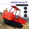 Pequeno pomar agrícola trilha de escalada de tigre Veículo de Transporte 1-8 toneladas Todo-o-terreno Montanha manual descarregamento automático reboque de manuseio