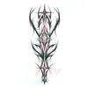 Pegatinas de Tatuaje Temporales de Flor Nueva de Colores para Brazo Transfronterizas, Rosa Roja Grande, Impermeables y a Prueba de Sudor, Pegatinas Temporales Desechables, Flores Realistas