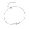 Pulsera Versátil Elegante de Plata Esterlina S925 Joyería de Nicho de Moda Estilo Simple Joyería de Mano para Mejor Amiga Accesorios de Moda Regalo