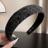 Diadema de Lazo Negra Pequeña y Fragante de Gama Alta para Mujer Nueva Pinza para el Cabello para Lavado de Cara de Mujer Accesorios Versátiles para el Cabello Pinza para el Cabello Tocado