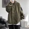 Nova jaqueta masculina casual Pu jaqueta masculina bonita moda coreana primavera e outono marca de moda guaxinim jaqueta de outono jaqueta