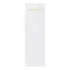 Tarjeta de Pinza para el Cabello Blanca Leche de PVC Estampado en Caliente 20X6.4 Tarjeta de Pinza para el Cabello Infantil Cartón de Pinza para el Cabello Cuatro Ranuras para Tarjetas Tarjeta Larga de PVC