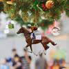 Pingente Decorativo Plano Acrílico Novo 2025 para Amantes de Ciclismo, Pingente Decorativo para Árvore de Natal