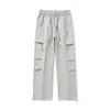 Pantalones de Trabajo Estilo Retro Americano para Hombre, Novedad 2025 Primavera y Otoño, Modernos, Holgados, Rectos, Pierna Ancha, Casuales