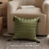 Cojín decorativo acolchado de satén con borlas estilo vintage para sofá de sala de estar, respaldo de cama de dormitorio de alta gama estilo ins