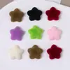 Parche de Estrella de Cinco Puntas Colorido Suave Versátil Pasador para el Cabello Pendientes Tocado Accesorios para Joyería Hecha a Mano DIY Venta al por Mayor