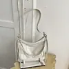 2026 Nuevo Bolso Suave de Cuero con Cera de Aceite Estilo Desgastado para Mujer de Gran Capacidad Bolso de Hombro Cruzado Bolso Tote Estilo Perezoso Japonés