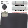 Venta al por mayor del fabricante Accesorios de Banda Elástica con Borde de Gancho Blanco y Negro Banda Elástica Plana Ancha Lisa 2.5cm Banda Elástica de Ganchillo Ignífuga