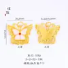 Tienda de oro con fuerte retención de color Vietnam oro flor de hadas mariposa anillo pulsera accesorios diy abierto mujeres