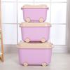 Caja de plástico para juguetes infantiles, pequeña, con envío gratuito, para guardar bocadillos, bloques de construcción y láminas magnéticas de arcilla.