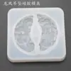 Molde de Silicone DIY Artesanal Resina de Cristal Materiais Dragão e Fênix Pingente Estátua de Guanyin Buda Pássaro da Longevidade Pássaro de Chama