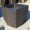 Vasos de Cerâmica para Horta sem Esmalte, Vasos Extra Grandes para Plantio de Árvores em Varandas, Caixas Quadradas de Cerâmica Escovada para Plantio de Vegetais