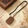 Colar com Pingente Hexiang Marca Viagens Seguras Ornamento Incenso de Medicina Chinesa Natural Pingente Charme Contas Hexiang Pingente Wenwan