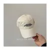 26 Nueva Colección de Primavera Estilo Coreano Gorra de Béisbol Bordada con Letra para Niños Simple y Elegante para Niños y Niñas Todas las Estaciones Gorra de Algodón Puro con Visera de Pato