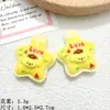 Desenho animado três três ventosa geléia diy cola creme caseira para celular pingente de cartão de cabelo caixa de armazenamento acessórios decorativos de resina