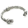 Explosiones Transfronterizas Pulsera Pirata Mítica Nórdica Pulsera Vikinga Abierta Pulsera Cabeza de Lobo Joyería Popular Vintage Europea y Americana
