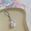 Variedades rosa y tierno kt colgante de cuerda para teléfono móvil linda chica de dibujos animados colgante para mochila escolar U disk cordón anti-pérdida regalo para novias