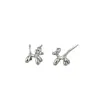 Aretes de Perro Globo Simples Femeninos Estilo Minimalista Geniales Dulces Geniales Japoneses y Coreanos de Nicho Aretes de Plata Pura Modernos 2022