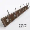 Colgador de 4 filas estilo europeo de aleación de zinc para uso doméstico en la sala de estar, cocina, baño, montado en la pared para guardar ropa, accesorios y sombreros
