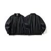 Yidao Vintage Outono 2026 Nova Jaqueta Japonesa Simples com Gola e Zíper Masculina de Silhueta Solta Roupa de Exterior Casual