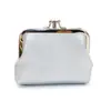 Cartera de Monedas de Cuero de Doble Capa para E-commerce Transfronterizo, Bolsito Lindo para Mujer, Puede Contener Tarjetero