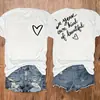 Camiseta de Mujer "Sé Tu Propio Estilo Hermoso" Impresa 180g Transfronteriza - Diseños Inspiradores al Frente y Atrás,
