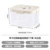 Caja de Almacenamiento para Pan Tostado Contenedor Transparente de Grado Alimenticio Bolsa de Cocina Hermética de Gran Capacidad para Alimentos Refrigerados con Tapa