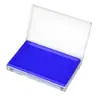 9864 Mesa de Impresión de Secado Rápido Caja de Sellos Financieros Rectangular Grande Almohadilla de Tinta de Secado Rápido Tinta de Secado Rápido Roja Azul Negra